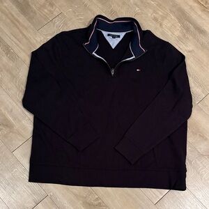 Men’s Tommy Hilfiger 1/4 Zip Sweater Navy Size 2XL